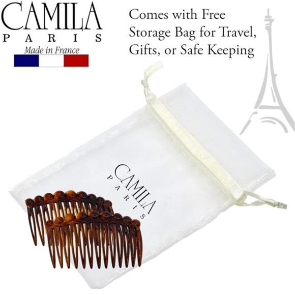 French Hair Side Comb Small Tortoise Shell French Twist Hair Combs Decorative, main image 4